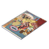 ヴィンテージの西部のコラージュのノート ノートブック (左側)