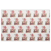 ヴィンテージの西部の女性のカーボーイのサドルのロデオの印 ファブリック (ヤード)