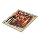 ヴィンテージの西部劇映画ポスター斬新な危険 タイル (側面)