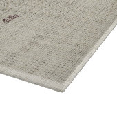 ヴィンテージの視線グラフ(Burlap) カッティングボード (角)