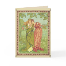 ヴィンテージの親友のバレンタインデーカード