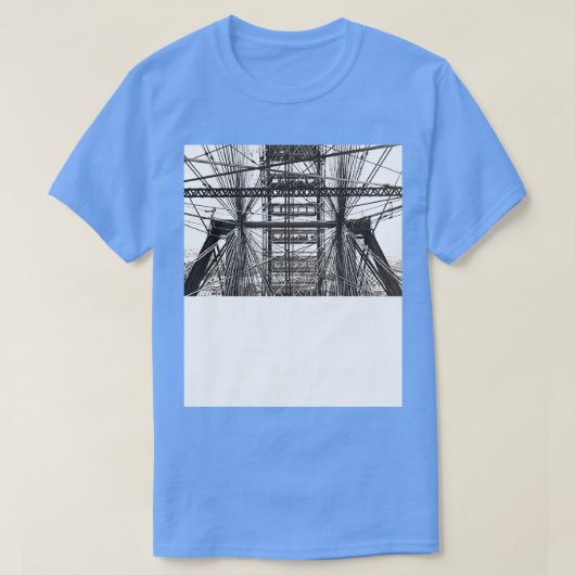 ヴィンテージの観覧車 Tシャツ (デザイン正面)