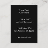 ヴィンテージの解剖学の芸術の手および手首筋肉 名刺 (裏面)