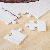 ヴィンテージの解剖学的な動脈のヒトの脳赤 ジグソーパズル (側面)