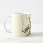 ヴィンテージの解剖学|の肩関節(1852年頃) コーヒーマグカップ (左)