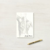 ヴィンテージの解剖学|の背筋(1852年頃) ポストイット (デスク上)