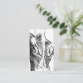 ヴィンテージの解剖学|の背筋(1852年頃) | B/W 名刺 (スタンド正面)