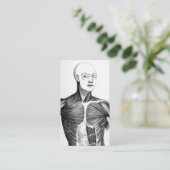 ヴィンテージの解剖学| B/Wの胴(1852年頃) 名刺 (スタンド正面)