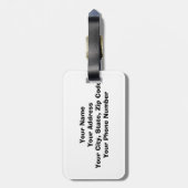 ヴィンテージの訪問のキューバの荷物のラベル ラゲッジタグ (裏面縦)