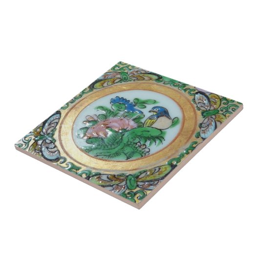 ヴィンテージの設計特微のBacksplashの東洋のタイル タイル (側面)