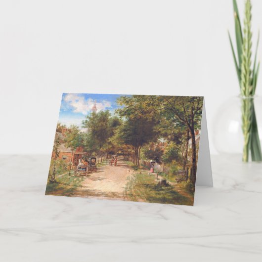 ヴィンテージの誕生日カード カード (正面)