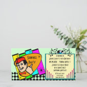 ヴィンテージの誕生日パーティーの招待 (スタンド正面)