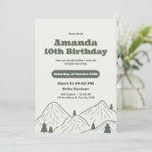 ヴィンテージの誕生日パーティーへの招待 招待状 (スタンド正面)