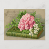 ヴィンテージの誕生日ポストカード ポストカード (正面)