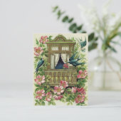 ヴィンテージの誕生日ポストカード ポストカード (スタンド正面)