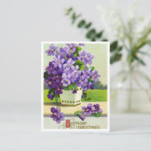 ヴィンテージの誕生日ポストカード ポストカード (スタンド正面)