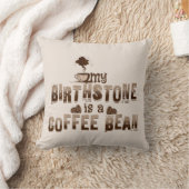 ヴィンテージの誕生石はコーヒー豆 クッション (ブランケット)