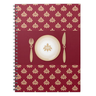 ヴィンテージの調理師の本 ノートブック