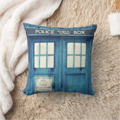 ヴィンテージの警察は公共呼出し箱に電話をかけます クッション (ブランケット)