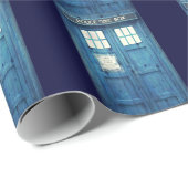 ヴィンテージの警察は公共呼出し箱に電話をかけます ラッピングペーパー (ロールコーナー)