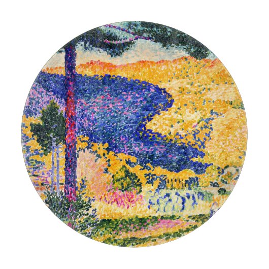 ヴィンテージの谷とモミ絵を描の カッティングボード (正面)