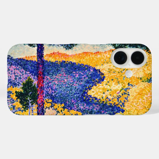 ヴィンテージの谷とモミ絵を描の Case-Mate iPhoneケース (裏面 (横))