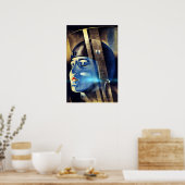 ヴィンテージの象徴的なメトロポリス映画 ポスター (キッチン)