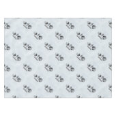 ヴィンテージの貝殻 テーブルクロス (正面(横))