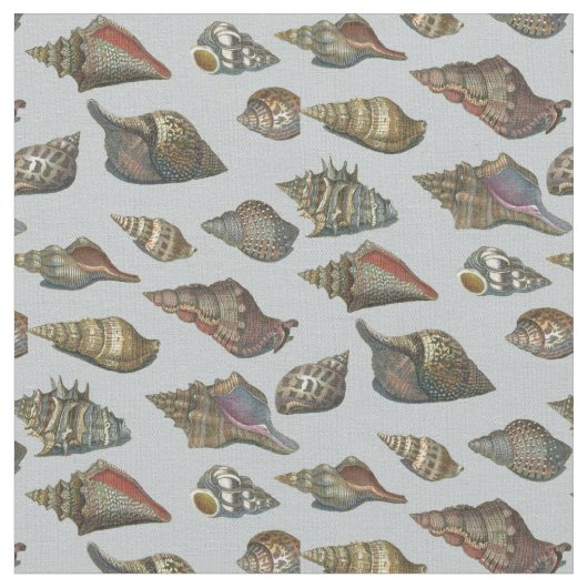 ヴィンテージの貝殻 ファブリック (クローズアップ)