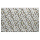 ヴィンテージの貝殻 ファブリック (ファットクウォーター)