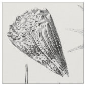 ヴィンテージの貝殻 ファブリック (クローズアップ)