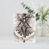 ヴィンテージの貴婦人 ポストカード (スタンド正面)