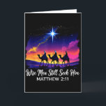 ヴィンテージの賢い人々はまだ彼、イエス、信仰3王を求めている カード<br><div class="desc">ヴィンテージの賢い人々はまだ彼、イエス、信仰3人の王を求めている</div>