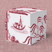 ヴィンテージの赤いウィローの好意ボックス フェイバーボックス