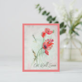 ヴィンテージの赤いケシ恋しく思ッピーが元気 (スタンド正面)