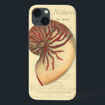 ヴィンテージの赤いコンシュの貝 iPhone 13ケース<br><div class="desc">この鮮やかなイメージでは、のヴィンテージの自然で、ユニークなスタイルで終わり赤いコンシュの貝の見ることができます。 このユニークなタイプの芸術は黒くおよび赤い陰影このコンシュの貝の螺線形ににアクセントを置くことを持っています。 あなたのプロダクトのセピア色の背景が付いているこのコンシュの貝を今日得て下さい。</div>