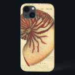 ヴィンテージの赤いコンシュの貝 iPhone 13ケース<br><div class="desc">この鮮やかなイメージでは、のヴィンテージの自然で、ユニークなスタイルで終わり赤いコンシュの貝の見ることができます。 このユニークなタイプの芸術は黒くおよび赤い陰影このコンシュの貝の螺線形ににアクセントを置くことを持っています。 あなたのプロダクトのセピア色の背景が付いているこのコンシュの貝を今日得て下さい。</div>