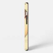 ヴィンテージの赤いコンシュの貝 iPhoneケース (左側面)