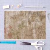 ヴィンテージの赤いバラの背景素朴 薄葉紙 (クラフト)