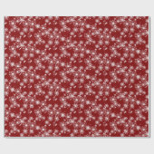 ヴィンテージの赤いラッピング ラッピングペーパー (フラット)