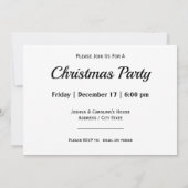 ヴィンテージの赤い車のスノースレッジクリスマス 招待状 (裏面)