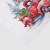 ヴィンテージの赤い農園の飾クラック 薄葉紙 (詳細)