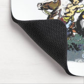 ヴィンテージの赤いRyderのギフト マウスパッド (コーナー)