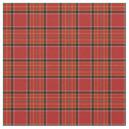 ヴィンテージの赤く、黒い、および金ゴールドの格子縞 ファブリック