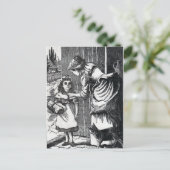 ヴィンテージの赤ずきんの母の警告 ポストカード (スタンド正面)