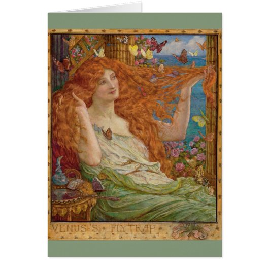 ヴィンテージの赤毛と蝶 (正面)