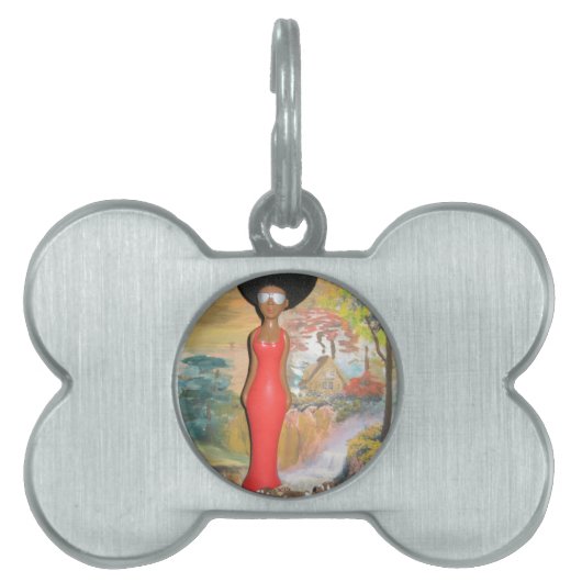 ヴィンテージの赤.png ペットネームタグ (正面)