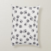 ヴィンテージの足跡をつけたシームレスなパターン  アクセントクッション (裏面(縦))