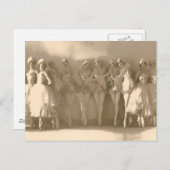 ヴィンテージの踊り手は爪先立ちで ポストカード (正面/裏面)