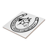 ヴィンテージの蹄鉄 タイル (側面)